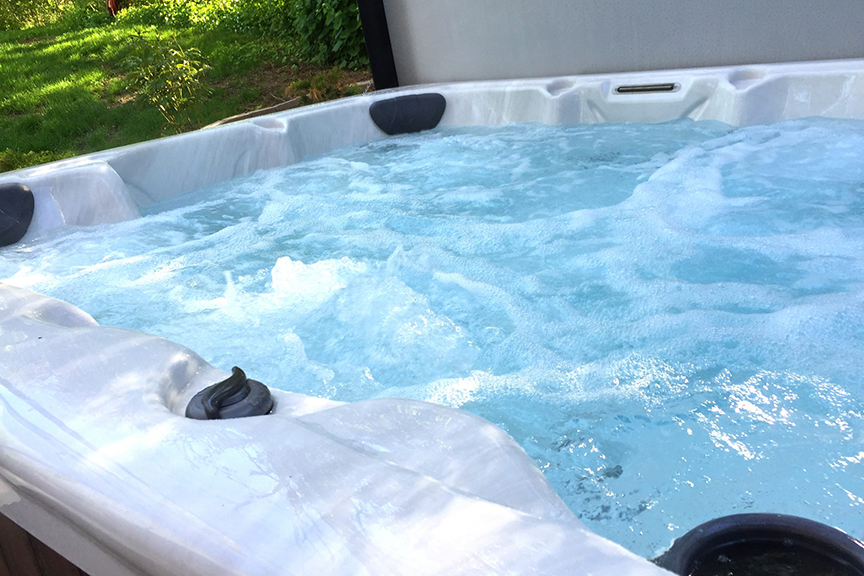 Hot Tub Leak Repair with LeakShot